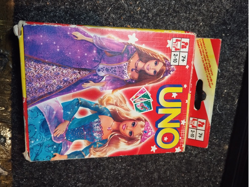 Juego De Cartas Uno Barbie. 