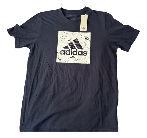 Camiseta Azul Oscura adidas Talla M