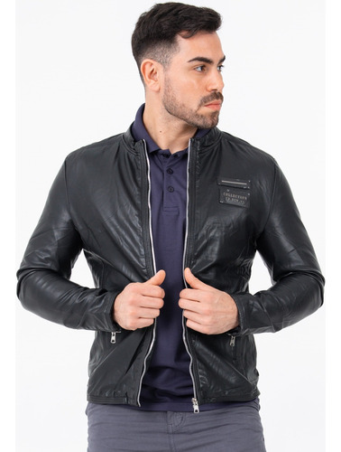 Campera Eco Cuero Hombre Urbana Yd Importada Premium