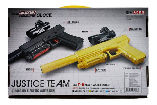Pistola De Hidrogel Automática Tipo ¡gotcha! 3 Colores