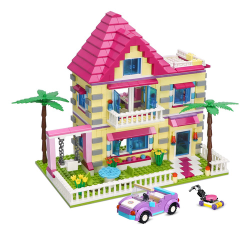 Brick Story Kit De Construcción De Casa Para Niñas Amigas.