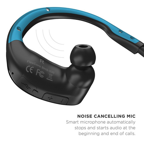 Fone De Ouvido Phaiser Bhs Sem Fio Bluetooth Headphone Blue