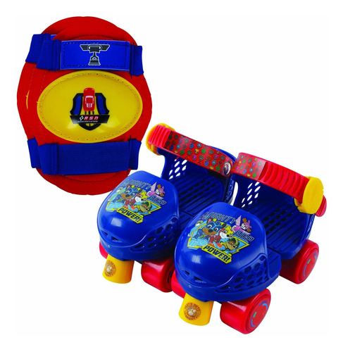 Patines Playwheels  De Patrulla Canina Con Rodilleras Ptn