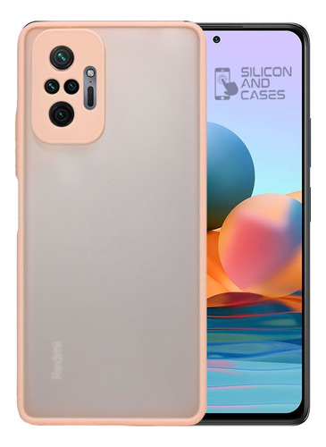 Carcasa Para Xiaomi Redmi Note 10 Pro Borde Color Prot Camar