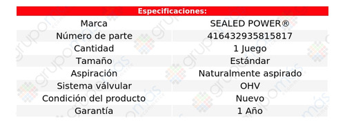 Set Bujes Árbol Levas Std F-350 73 A 74 Sealed Power