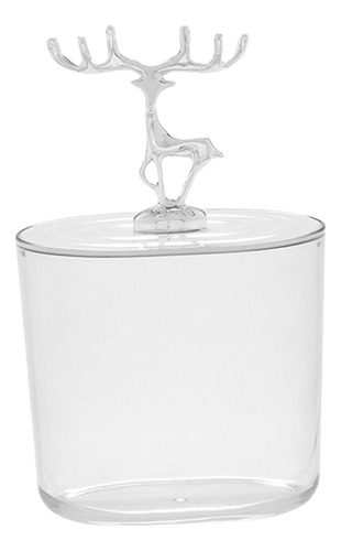 Soporte De Almohadilla De Algodón Cosmético De 2 Piezas