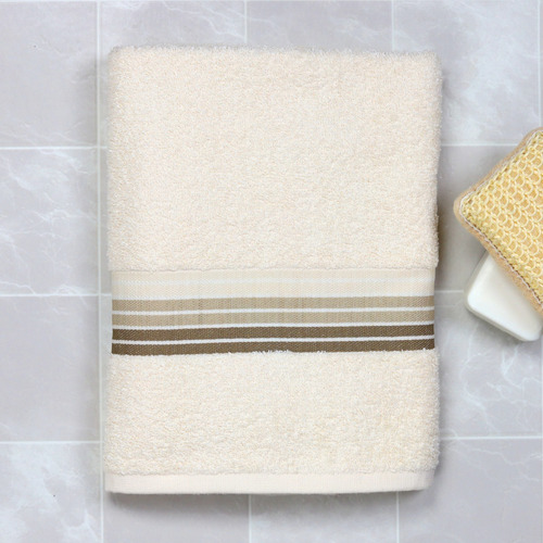 Dos Toallas De Baño Mainstays Stripes 68.5 Cm X 132 Cm