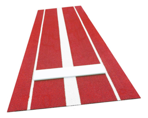 Colchoneta De Lanzamiento De Sóftbol Para Rojo 92x244cm
