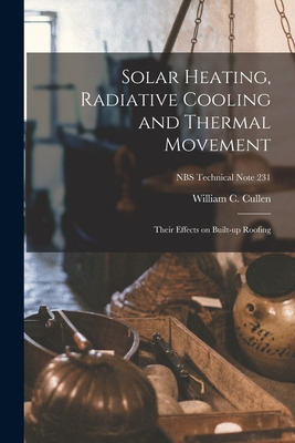 Libro Solar Heating, Radiative Cooling And Thermal Moveme...