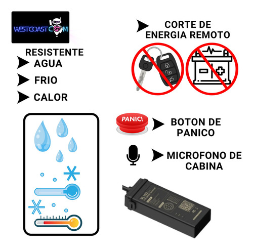Rastreador Gps Auto Moto Camion Localizador Corte De Energia