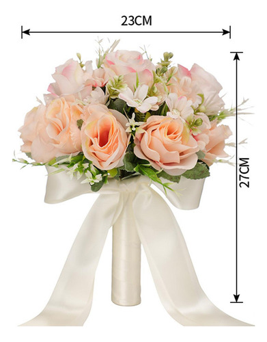 Am De Novia Estilo Vintage Toss Bouquet Flores Artificiales