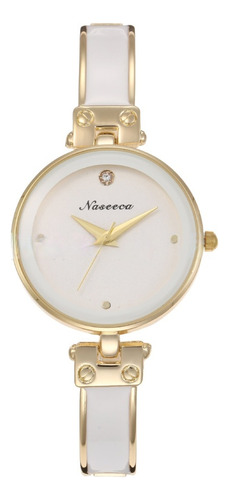 Reloj De Mujer Quartz Gold