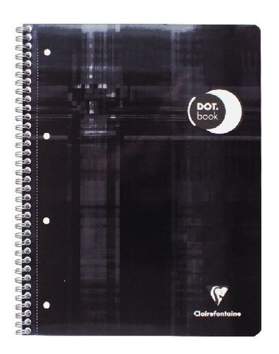 Caderno Clairefontaine Dot Book Pontilhado A4+ Preto