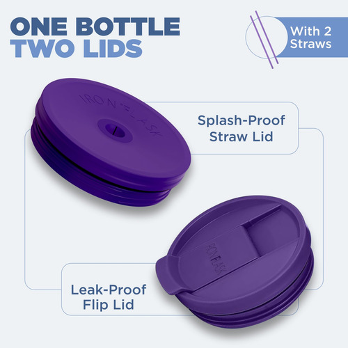 Taza De Viaje Iron °flask Copilot Rustic Berry De 1,2 L Con