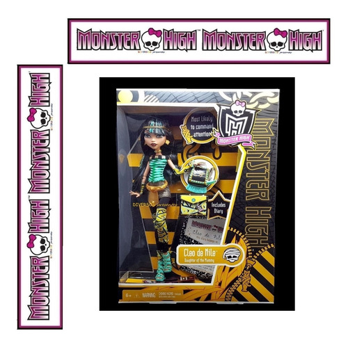 Monster High Cleo De Nile Schools Out 2011 Mattel Cod. Prata