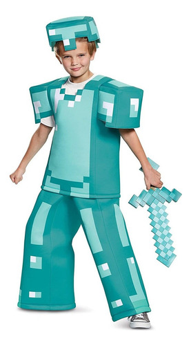 Espada Diamante Minecraft De Plástico Color Azul