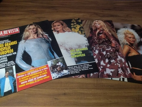 (rt791) Claudia Schiffer * Tapa Revista + 3 Paginas * 1994