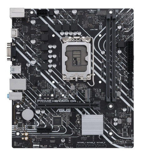 Motherboard Asus Prime H610m-k D4 Lga1700 Intel 12th Gen