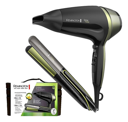 Alisador+secador Remington S12a-d13a Shine Therapy En Maleta