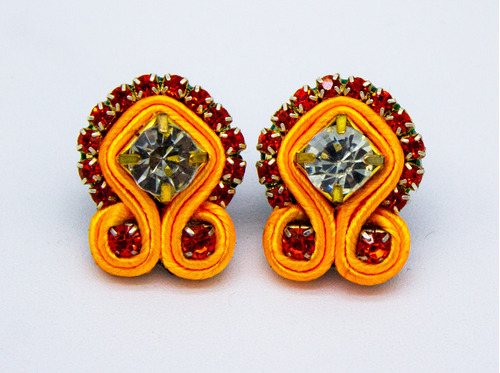 Aros Mini Neivillarroel Soutache Modelo Sasha 2