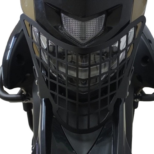 Protetor D Farol Grade Nova Lander Abs Chapam 13177 Mototeca