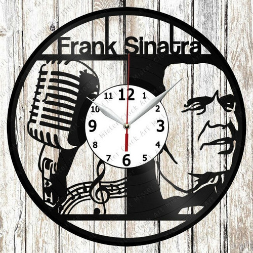 Reloj Corte Laser 2338 Frank Sinatra Silueta