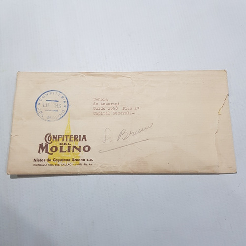 Imagen 5 de 8 de Confitería El Molino Antiguos Menúes Lote X 6 Mag 59452