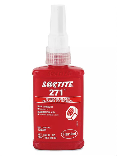 Loctite 271 Trabador De Pernos Alto Torque