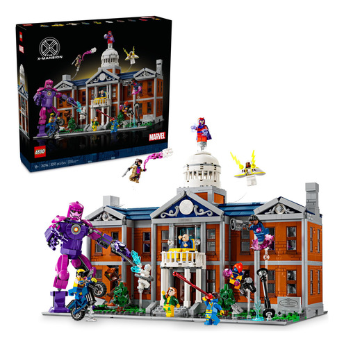 Conjunto De Construção Lego Marvel X-men The X-mansion 76294
