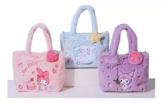 Cartera Peluche Kuromi My Melody Cinnamoroll X1