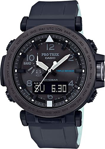 Casio Reloj De Silicona Con Energía Solar 'pro Trek' Para