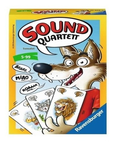 Juego De Mesa Imitar Sonidos De Los Animales Sound Quartett