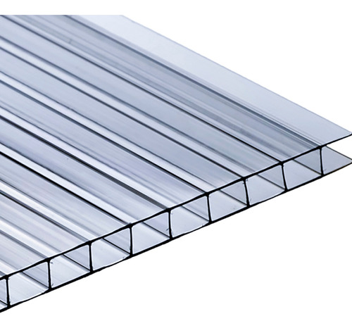 Policarbonato Alveolar Cristal 4mm 2,10 X 2,90mts Curia