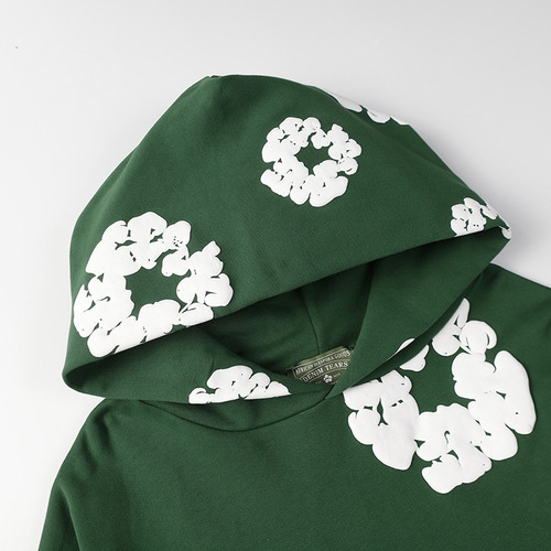3d Denim-tear Sudadera Con Capucha De Madera Y Algodón