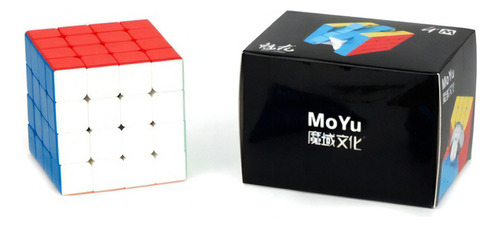 4x4x4 Meilong M Cubo Velocidad Moyu Magnético Color De La Estructura Stickerless