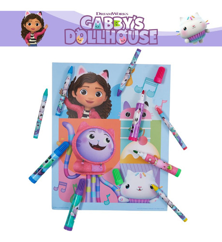 Art Set Innovative Designs Gabbys Dollhouse Con Estuche Para