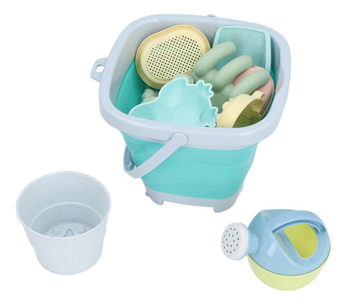 Set De Playa Sand Toys, Juego De Baldes Y Palas Plegables