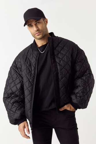 Campera Inflada Ramis Negro Tascani
