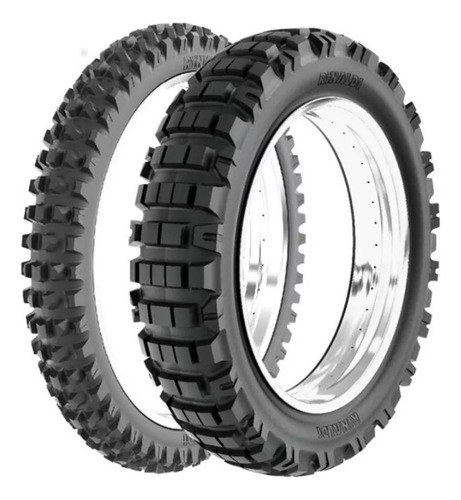 Par Pneu 90/90-21 + 140/80-18 Rinaldi He42 Crf 250f Xr 250