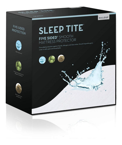 Protector De Colchones Hipoalergenico Sleep Tite Five-5ided.