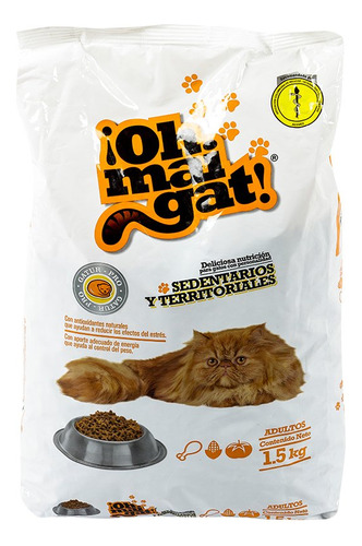 Concentrado Gato Ohmaigat M567 1.5 Kg Sedentarios