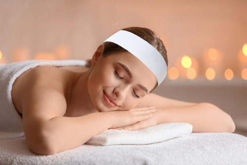 100 Cinta Facial Desechable Para Mujer Cinta P Cabeza Spa
