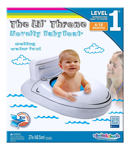 Swimschool The Lil Throne - Flotador De Bebé Para Piscina, L