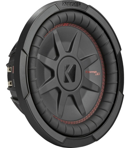Woofer Kicker Plano Comprt Cwrt102 10 Pulgadas 800w 2 Ohm Co Negro