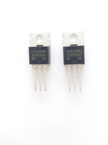 Transistor Mosfet Irfb52n15d Irfb52n15 Fb52n15d Kit 4 Peças