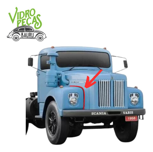 Jogo Debrum Galao Paralama Caminhao Scania L110 L111