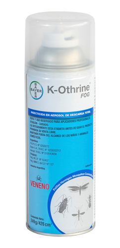 Insecticida  K-othrine Fog Spray Descarga Total