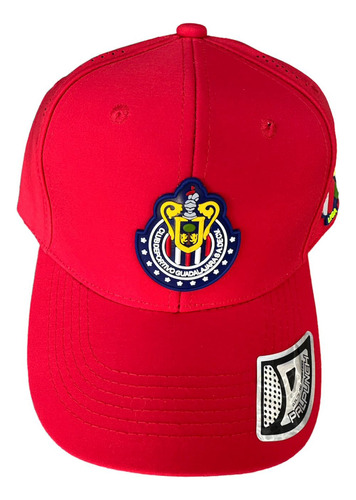 Gorra Curva Chivas-guadalajara-varios Colores Goma 3d Mod-50