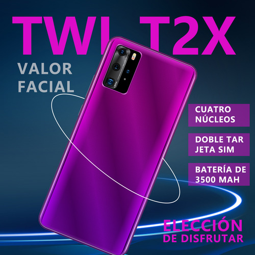 Twl Telefono Inteligente T2x Dual Sim 32 Gb Azul 3 Gb Ram