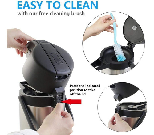 Dispensador De Café Térmico Con Bomba 2.2l - Ideal Para Fies